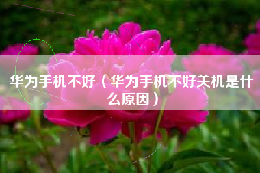 华为手机不好（华为手机不好关机是什么原因）